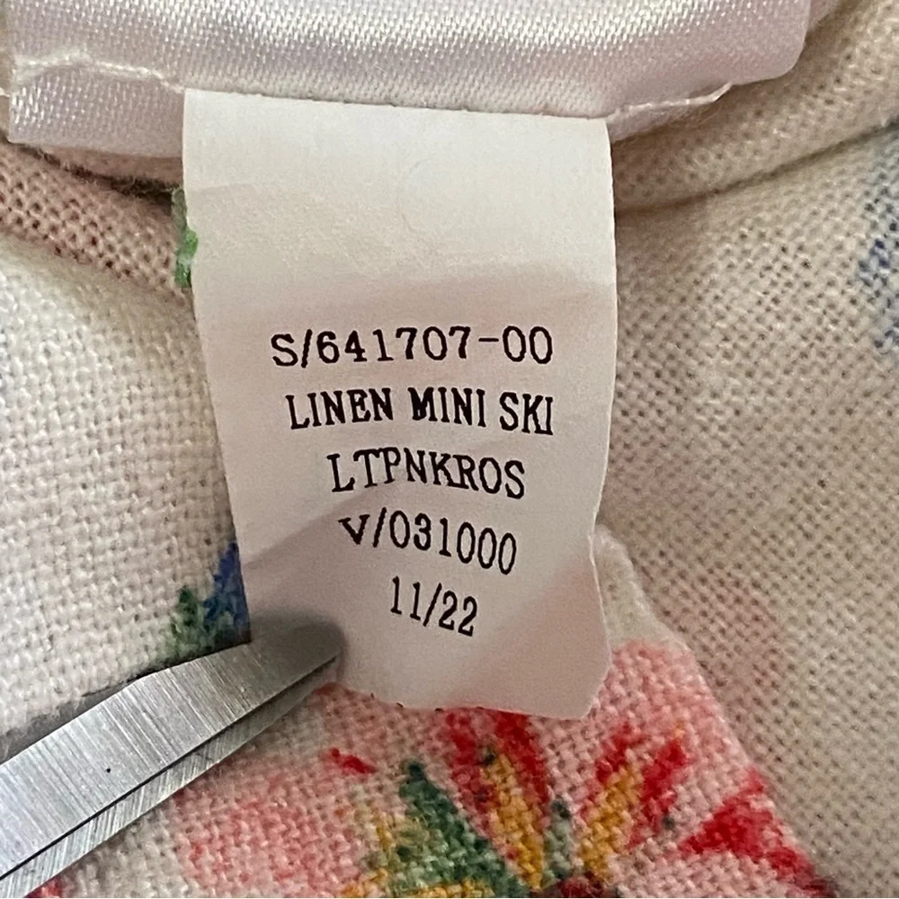 OLD NAVY / Floral Linen Blend Mini Skirt Size M